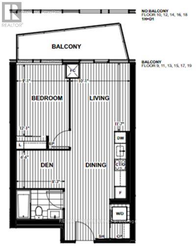 1102 - 470 Front Street W, Toronto, Ontario  M5V 0V6 - Photo 15 - C12743944