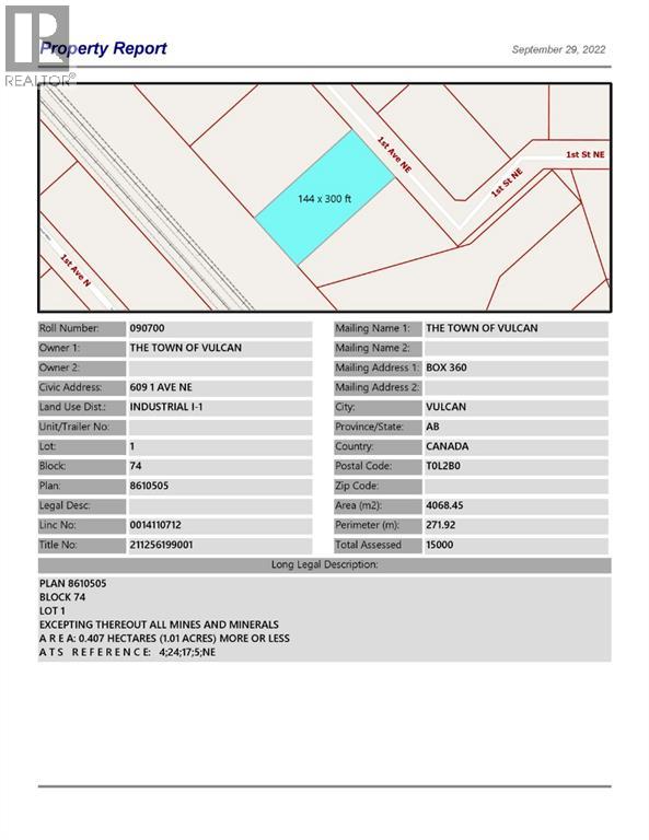 619 1 Avenue Ne, Vulcan, Alberta  T0L 2B0 - Photo 1 - A1259577