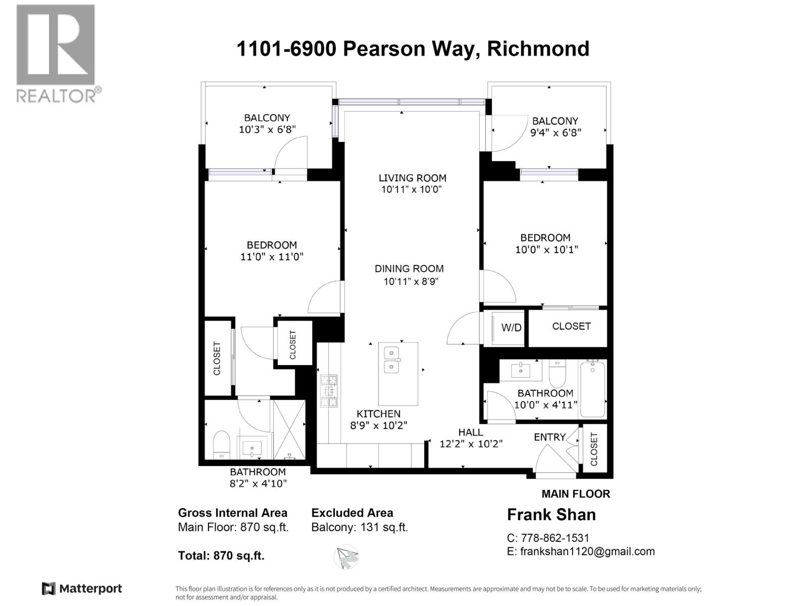 Listing Picture 32 of 32 : 1101 6900 PEARSON WAY, Richmond / 烈治文 - 魯藝地產 Yvonne Lu Group - MLS Medallion Club Member