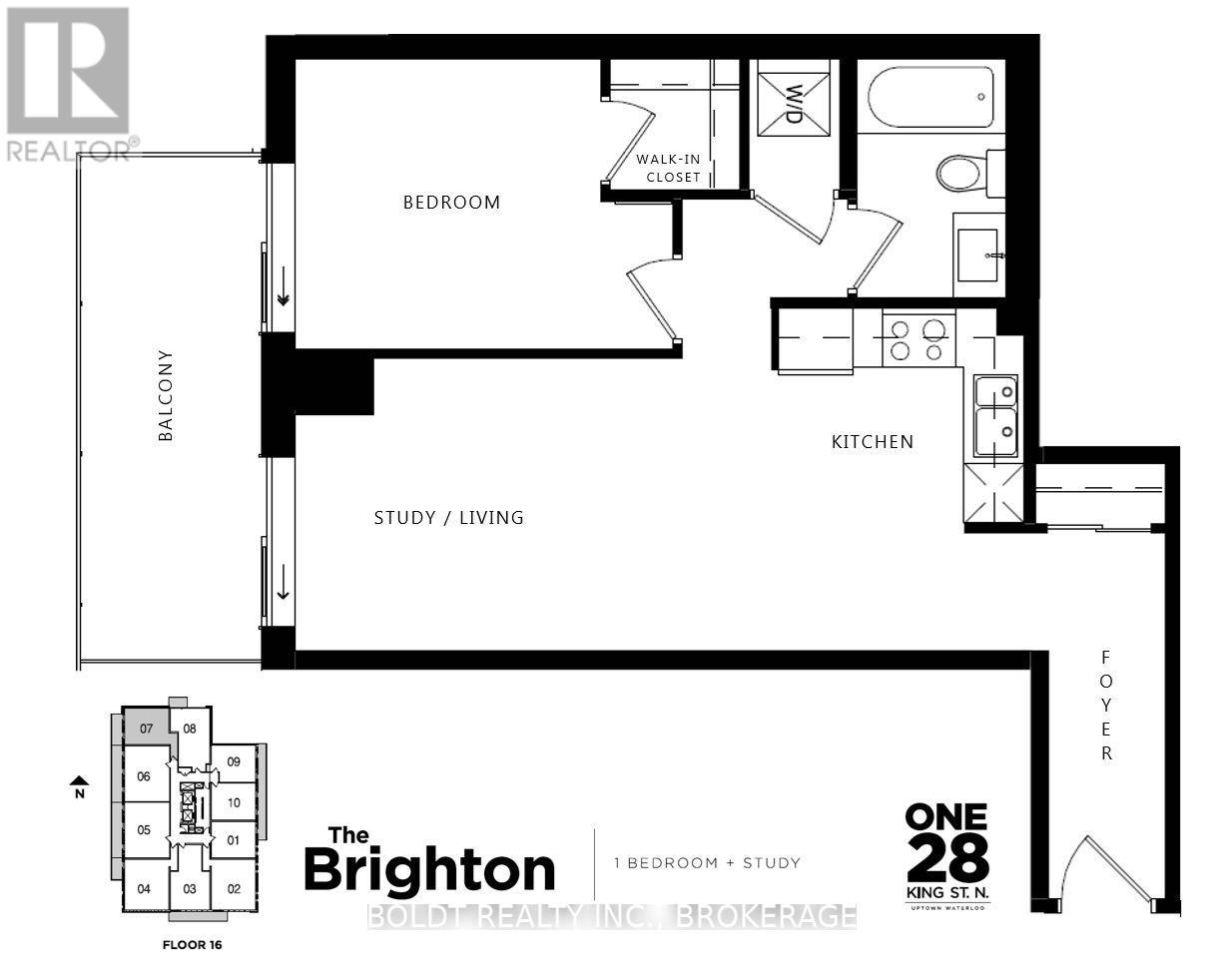 1607 - 128 King Street N, Waterloo, Ontario  N2J 0E9 - Photo 15 - X12746048