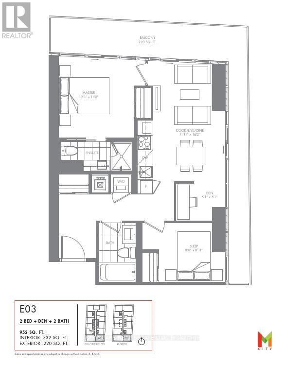 2703 - 3900 Confederation Parkway, Mississauga, Ontario  L5B 0M3 - Photo 3 - W12748478