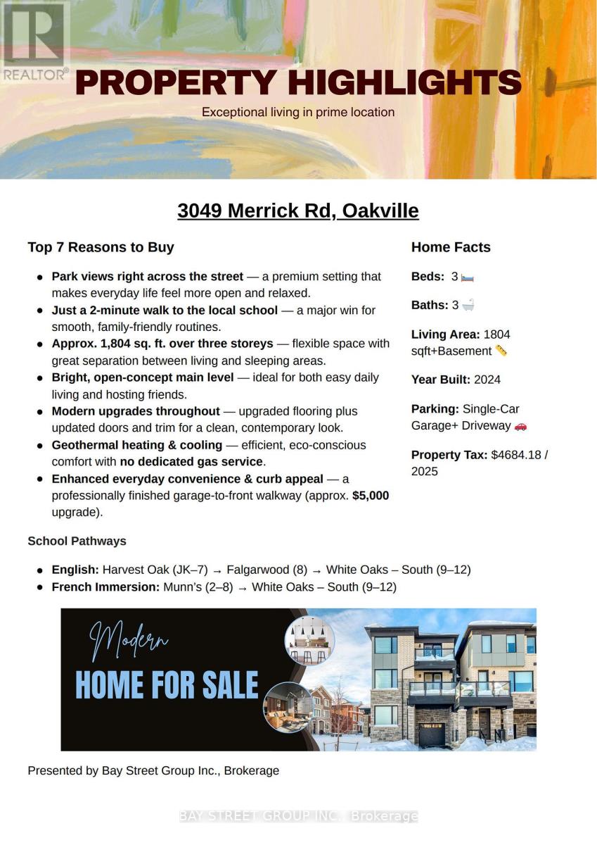 3049 Merrick Road, Oakville, Ontario  L6H 7G1 - Photo 45 - W12745434