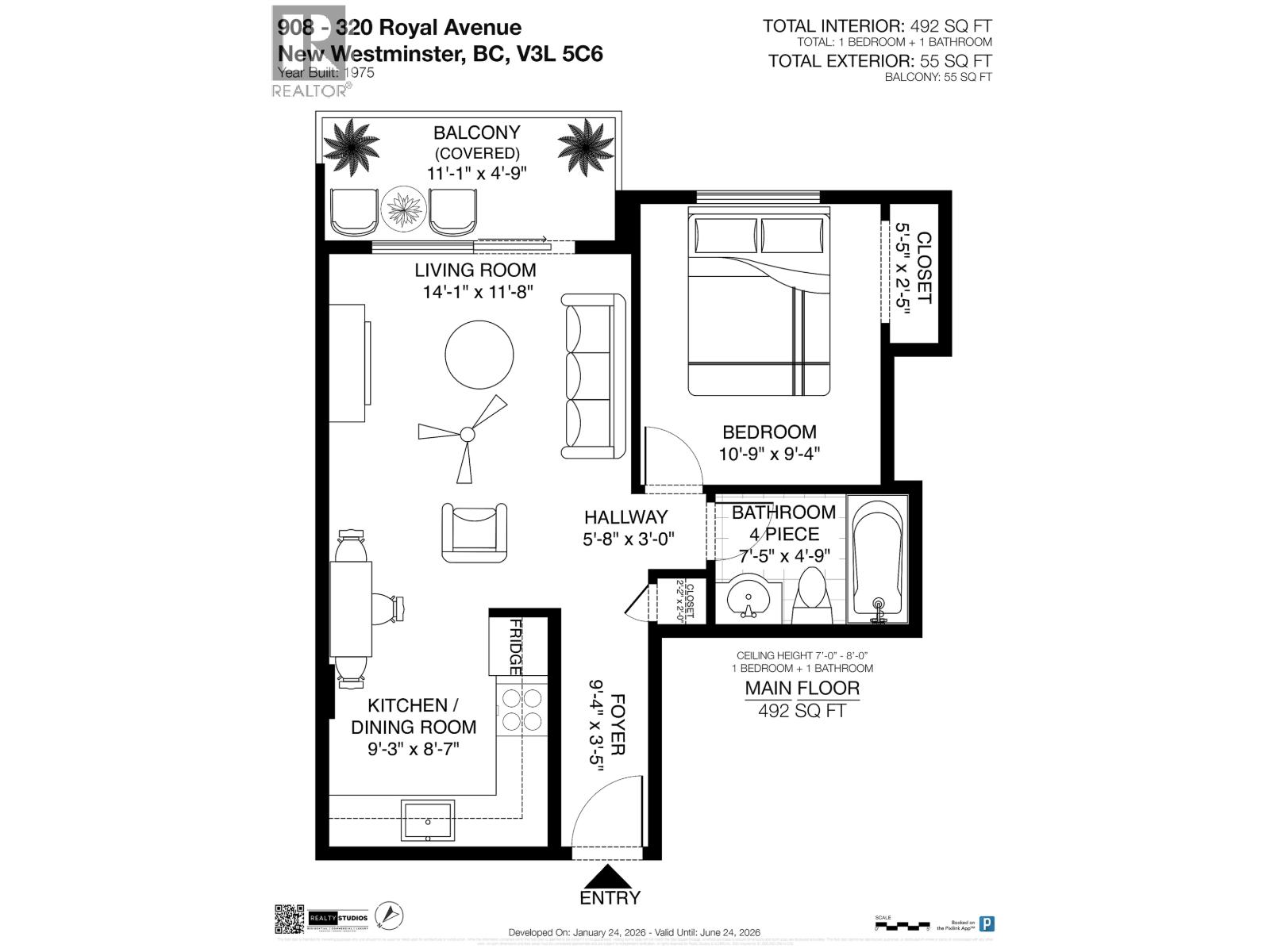 908 320 Royal Avenue, New Westminster, British Columbia  V3L 5C6 - Photo 35 - R3085767
