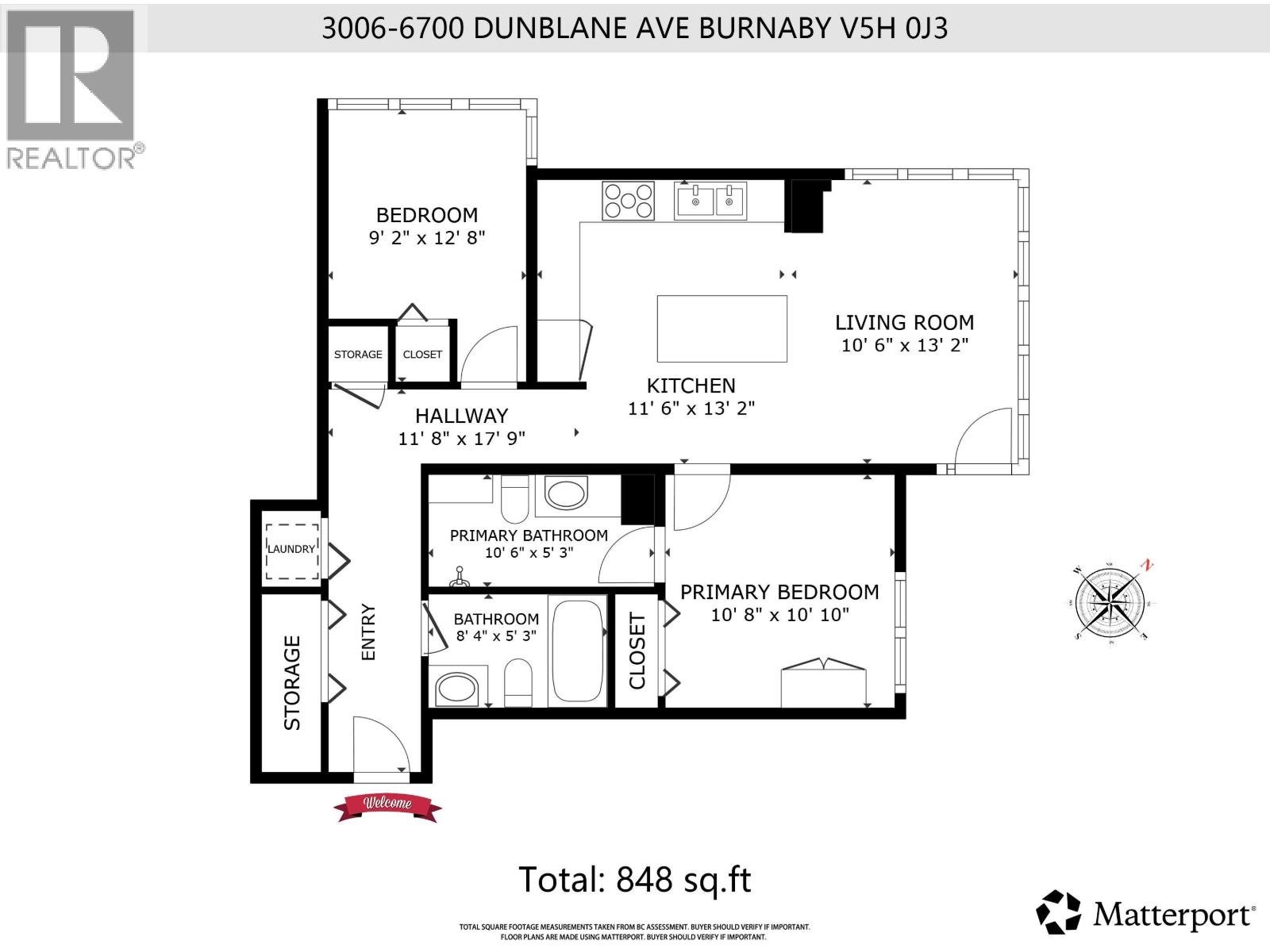 3006 6700 Dunblane Avenue, Burnaby, British Columbia  V5H 0J3 - Photo 18 - R3064686