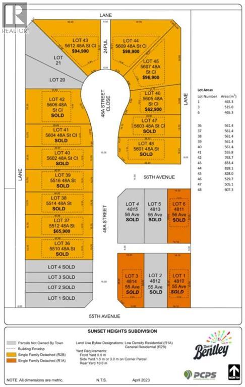 Lot 37, 5512 48A Street, Bentley, Alberta