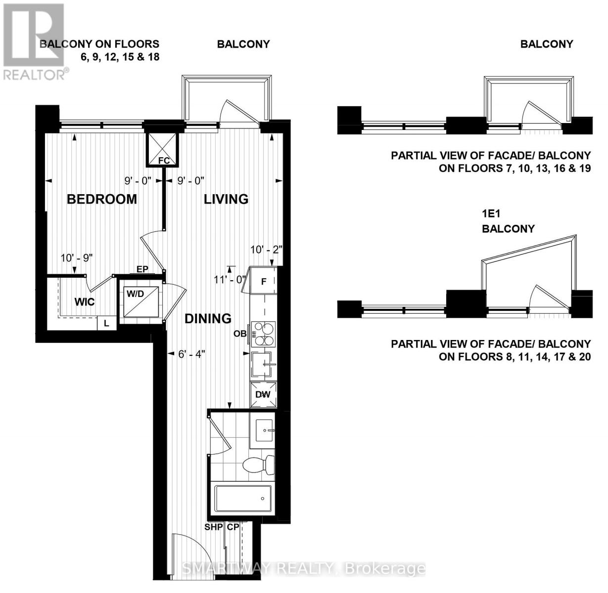 1103 - 60 Central Park Roadway, Toronto, Ontario  M9A 0E6 - Photo 26 - W12752858