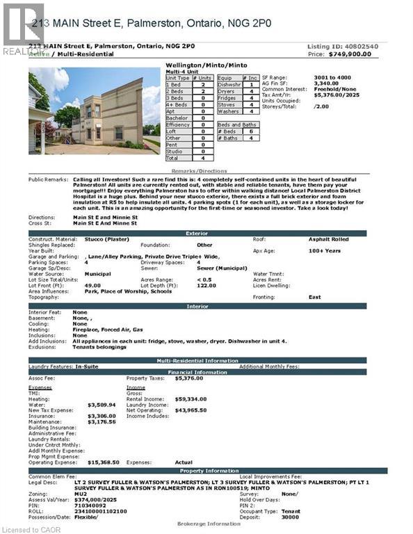 213 Main Street E, Palmerston, Ontario  N0G 2P0 - Photo 3 - 40802540