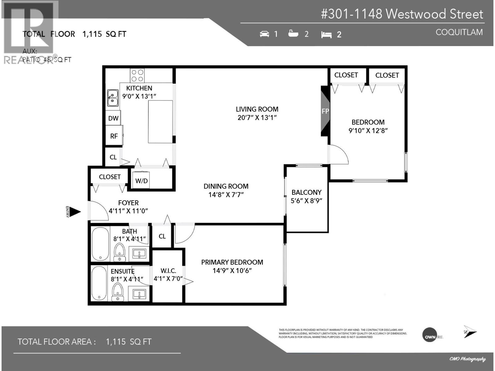 301 1148 Westwood Street, Coquitlam, British Columbia  V3B 4S4 - Photo 35 - R3085997