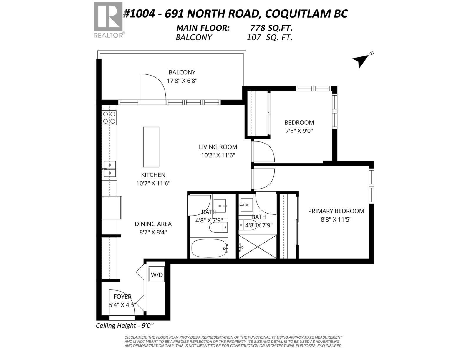 1004 691 North Road, Coquitlam, British Columbia  V3J 0H9 - Photo 38 - R3086148