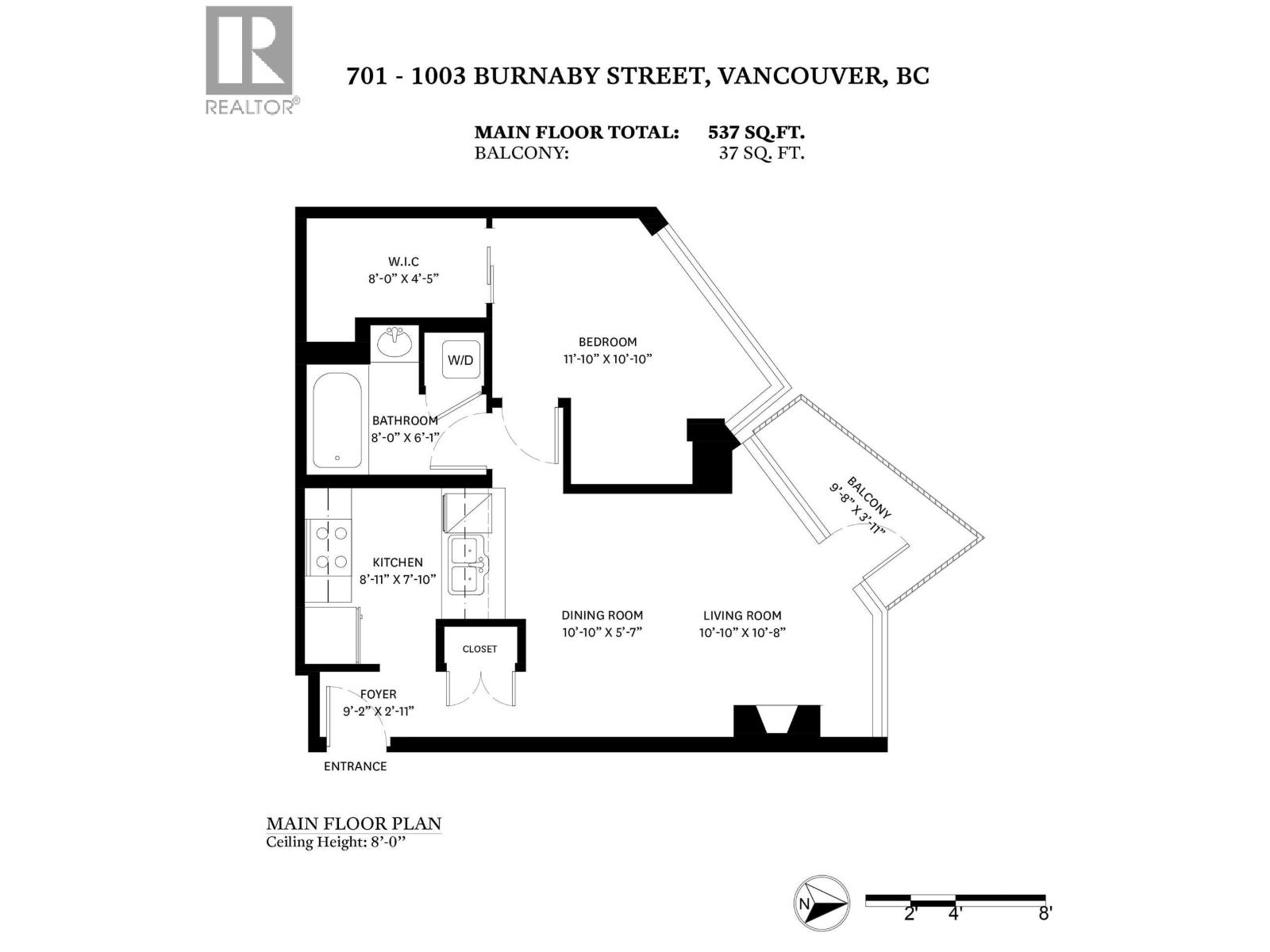 801 1003 Burnaby Street, Vancouver, British Columbia  V6E 4R7 - Photo 10 - R3086308