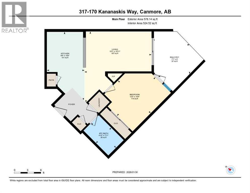 317, 170 Kananaskis Way, Canmore, Alberta  T1W 0A8 - Photo 35 - A2283713