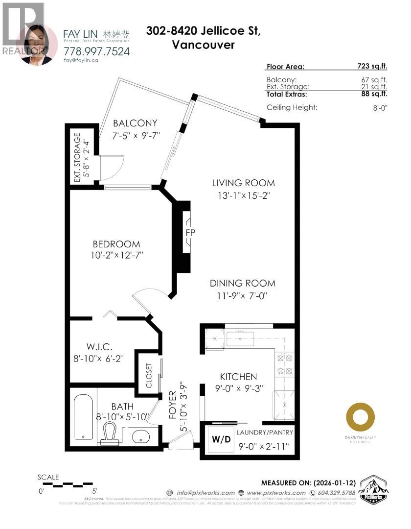 302 8420 Jellicoe Street, Vancouver, British Columbia  V5S 4T1 - Photo 22 - R3086402