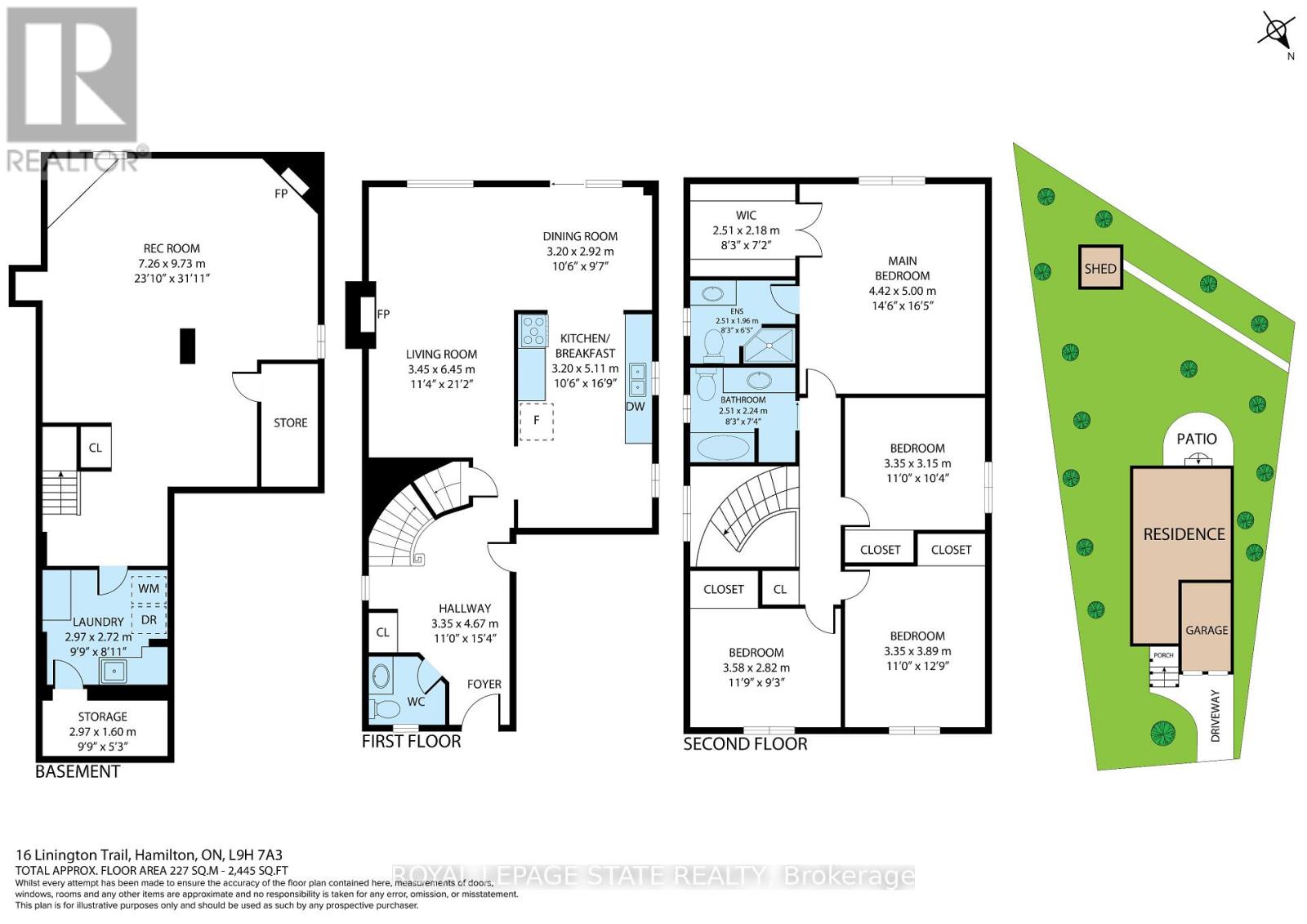 16 Linington Trail, Hamilton, Ontario  L9H 7A3 - Photo 45 - X12758292