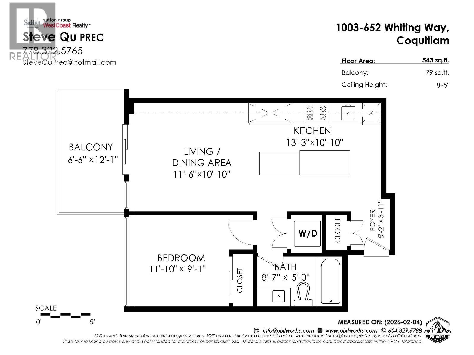 1003 652 Whiting Way, Coquitlam, British Columbia  V3J 0K3 - Photo 16 - R3083123