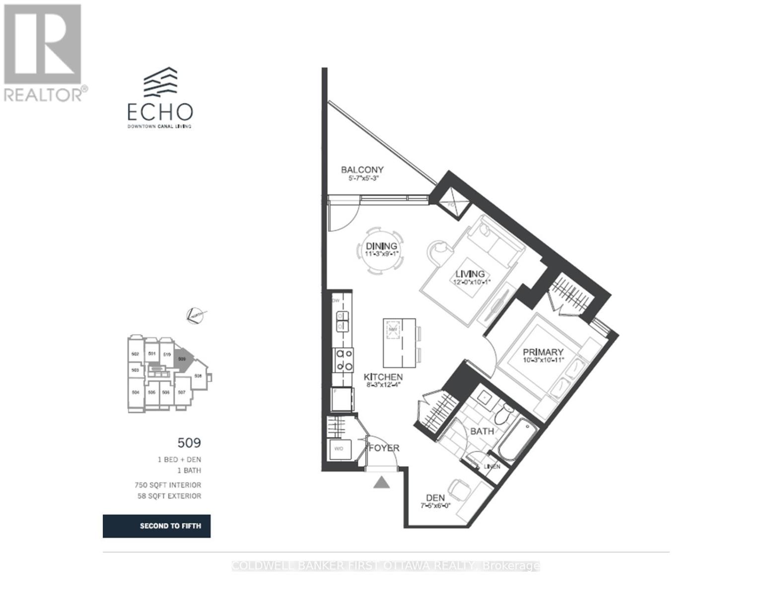 509 - 115 Echo Drive, Ottawa, Ontario  K1S 1M7 - Photo 3 - X12761038