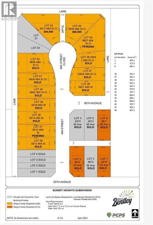 Lot 44, 5609 48A StreetClose, Bentley, Alberta