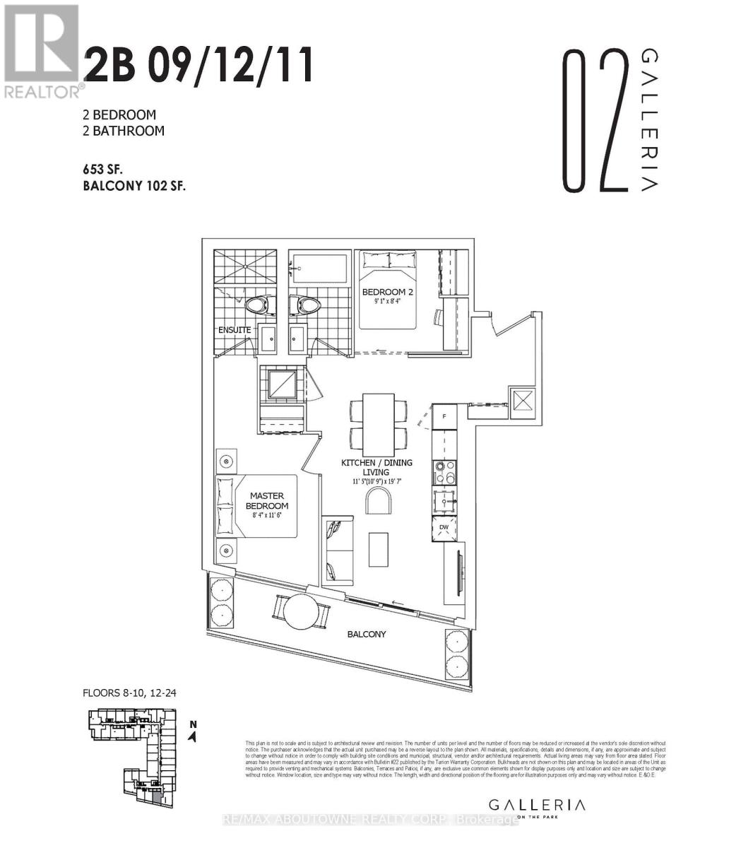 1912 - 10 Graphophone Grove, Toronto, Ontario  M6H 0E5 - Photo 33 - W12761272