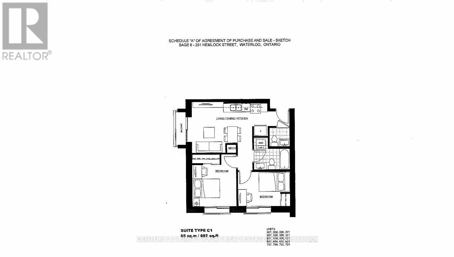 620 - 251 Hemlock Street, Waterloo, Ontario  N2L 0H2 - Photo 2 - X12763828