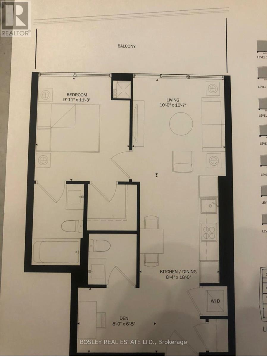 1705 - 11 Lillian Street, Toronto, Ontario  M4S 0C3 - Photo 3 - C12764230