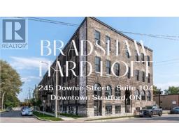 104 - 245 DOWNIE STREET, stratford, Ontario