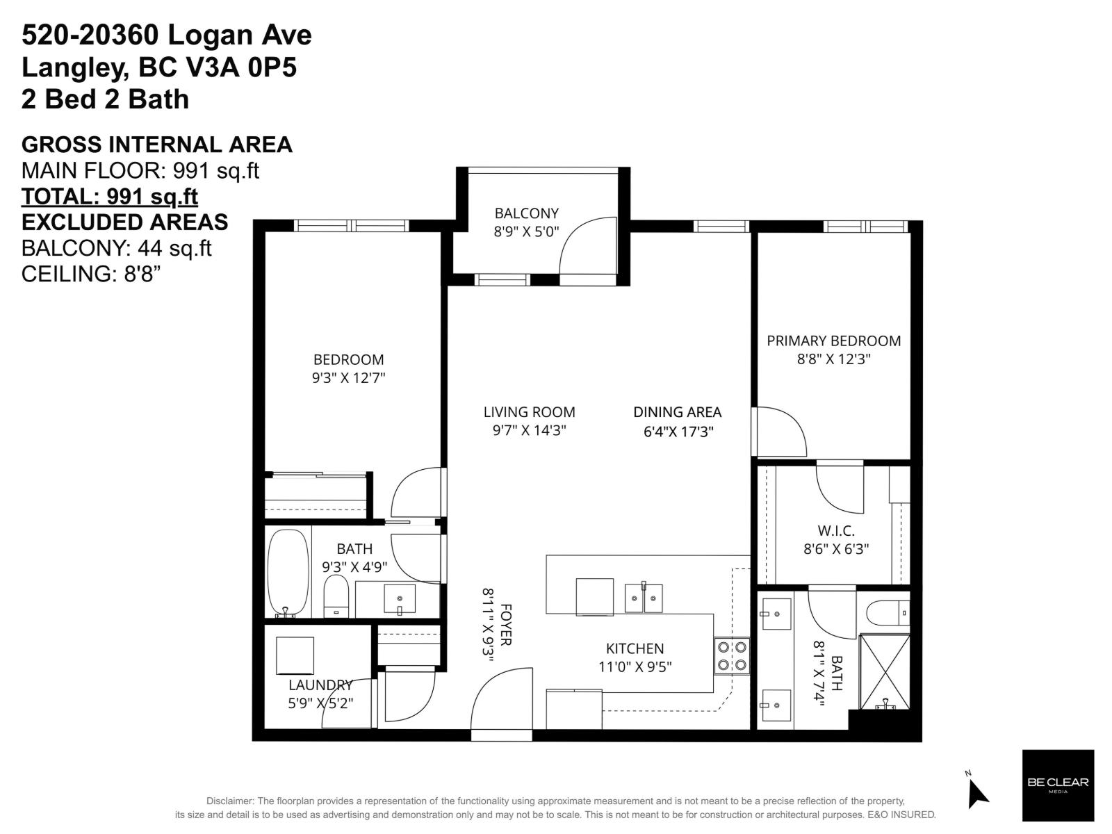 520 20360 Logan Avenue, Langley, British Columbia  V3A 0P5 - Photo 4 - R3086578