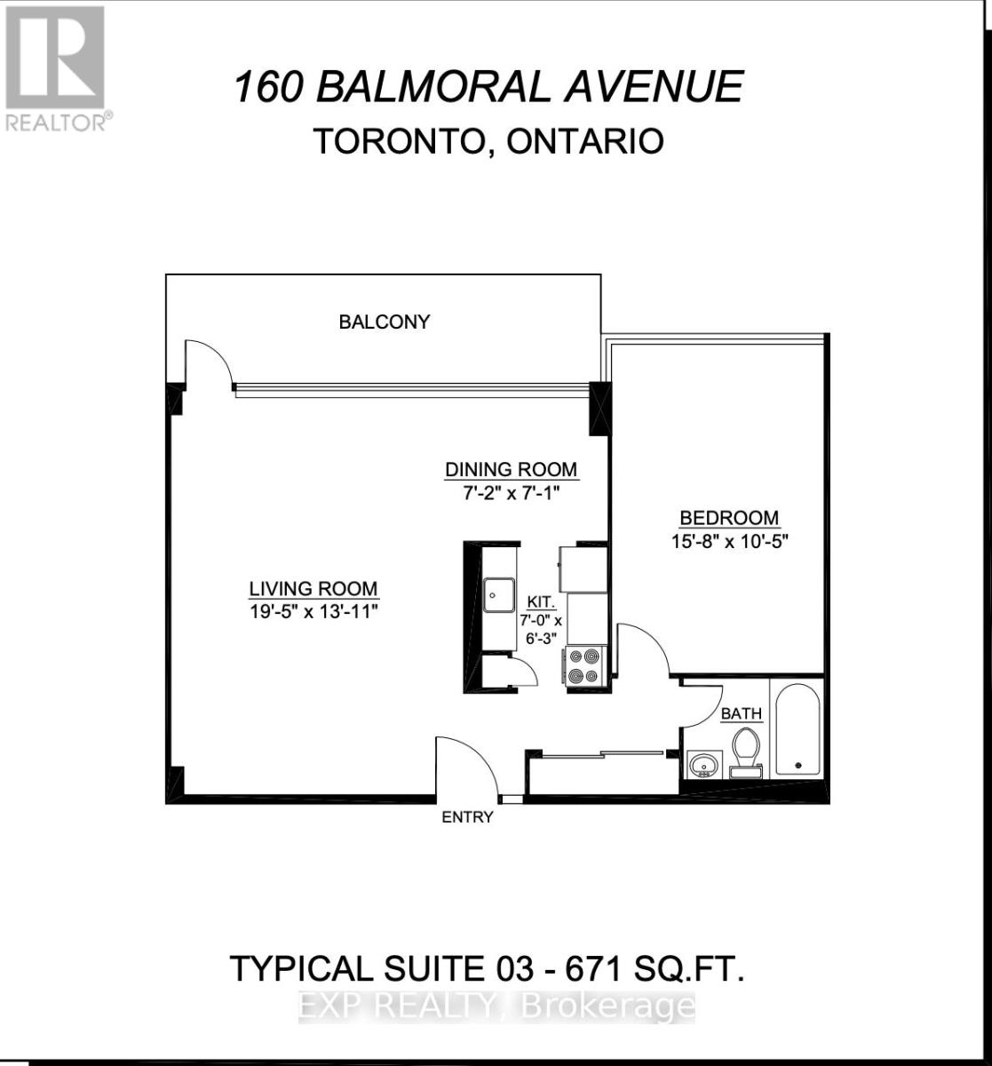 103 - 160 BALMORAL AVENUE, toronto (yonge-st. clair), Ontario