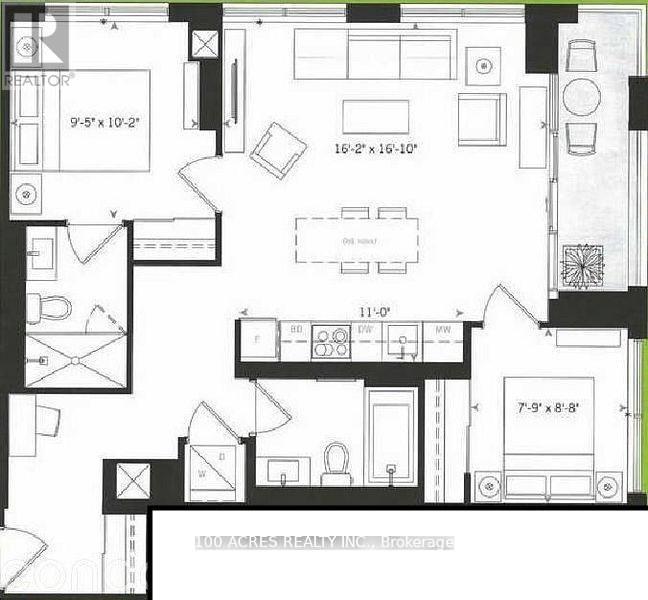 1904 - 20 Thomas Riley Road W, Toronto, Ontario  M9B 1B3 - Photo 2 - W12769306