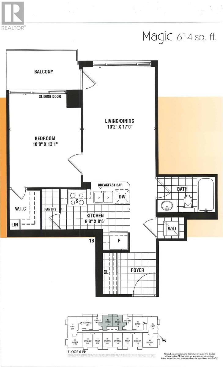 1001 - 339 Rathburn Road W, Mississauga (Creditview), Ontario  L5B 0K6 - Photo 7 - W12769504