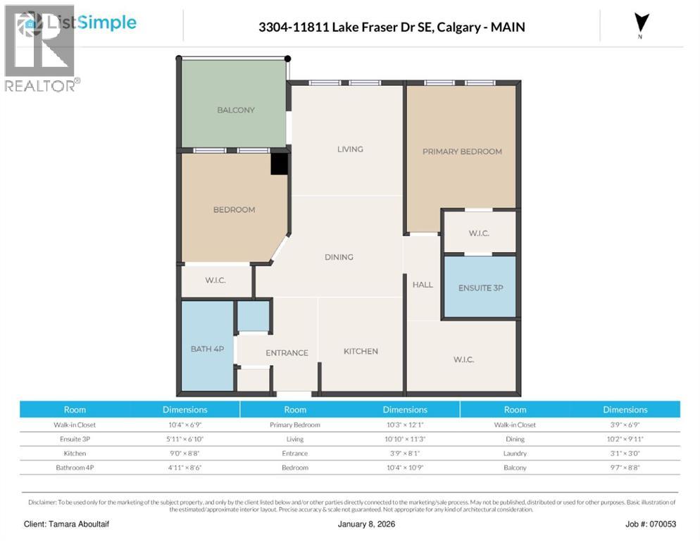 3304, 11811 Lake Fraser Drive Se, Calgary, Alberta  T2J 7J1 - Photo 25 - A2278083