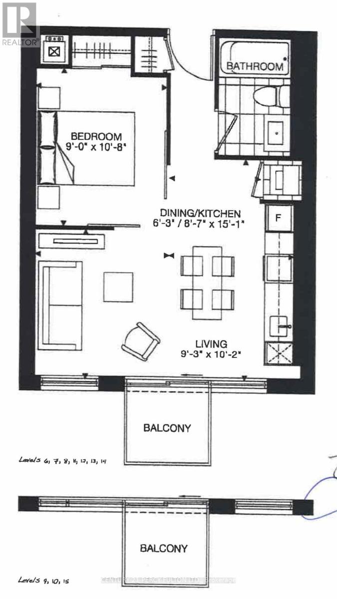 1016 - 87 Peter Street, Toronto (Waterfront Communities), Ontario  M5V 0P1 - Photo 7 - C12770020