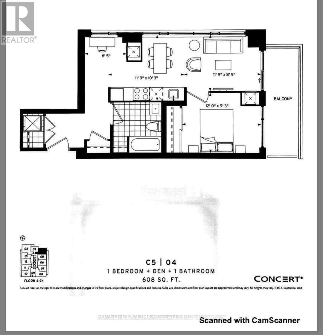 2104 - 30 Samuel Wood Way, Toronto, Ontario  M9B 0C9 - Photo 7 - W12770084