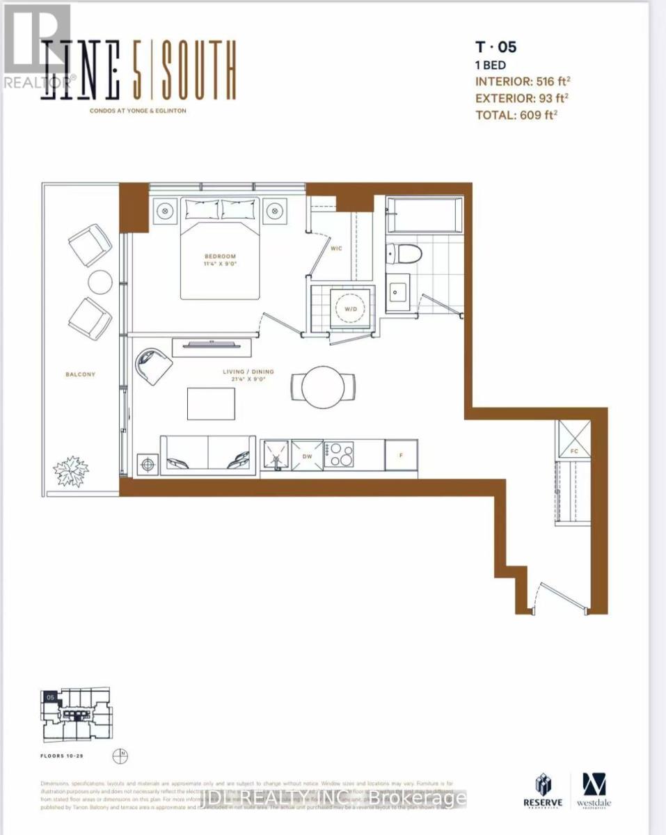 2205 - 127 Broadway Avenue, Toronto, Ontario  M4P 1V3 - Photo 9 - C12772766