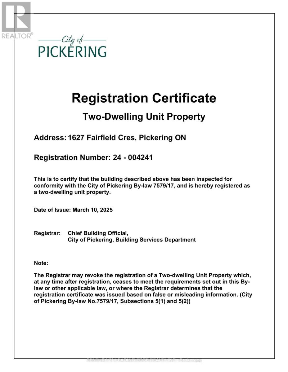 1627 Fairfield Crescent, Pickering, Ontario  L1V 6H2 - Photo 43 - E12772780