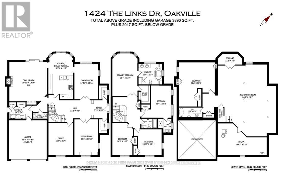 1424 The Links Drive, Oakville (Ga Glen Abbey), Ontario  L6M 2N9 - Photo 38 - W12774400