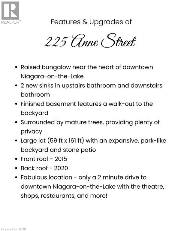 225 Anne Street, Niagara-On-The-Lake, Ontario  L0S 1J0 - Photo 2 - 40804190