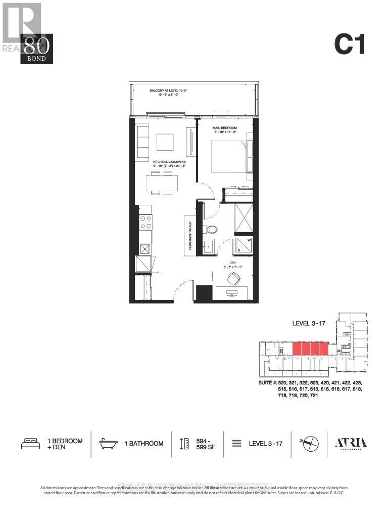 1220 - 80 Bond Street E, Oshawa (O'neill), Ontario  L1G 0E6 - Photo 17 - E12775554