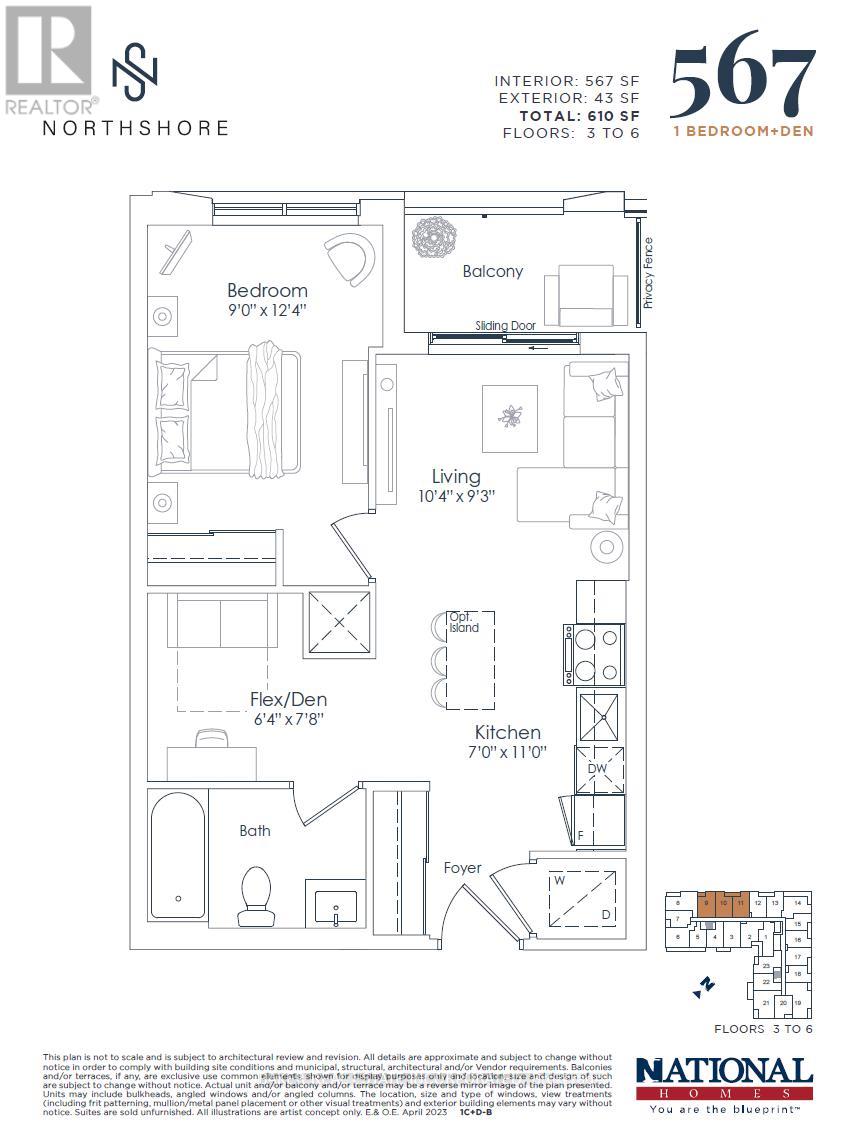 610 - 500 PLAINS ROAD E, Burlington, Ontario