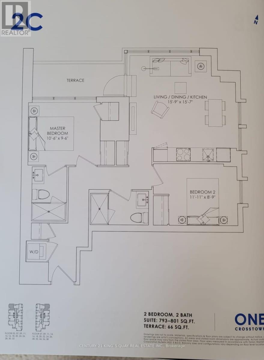 917 - 1 Quarrington Lane, Toronto, Ontario  M3C 0S4 - Photo 16 - C12777480