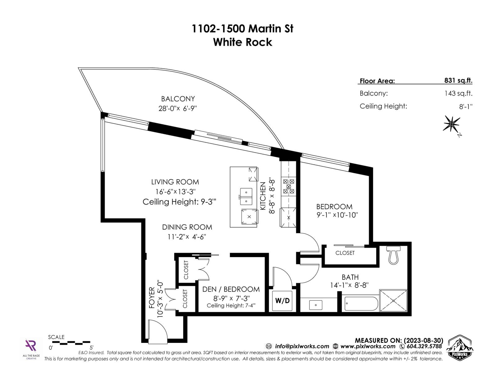 1102 1500 Martin Street, White Rock, British Columbia  V4B 0C2 - Photo 28 - R3074394