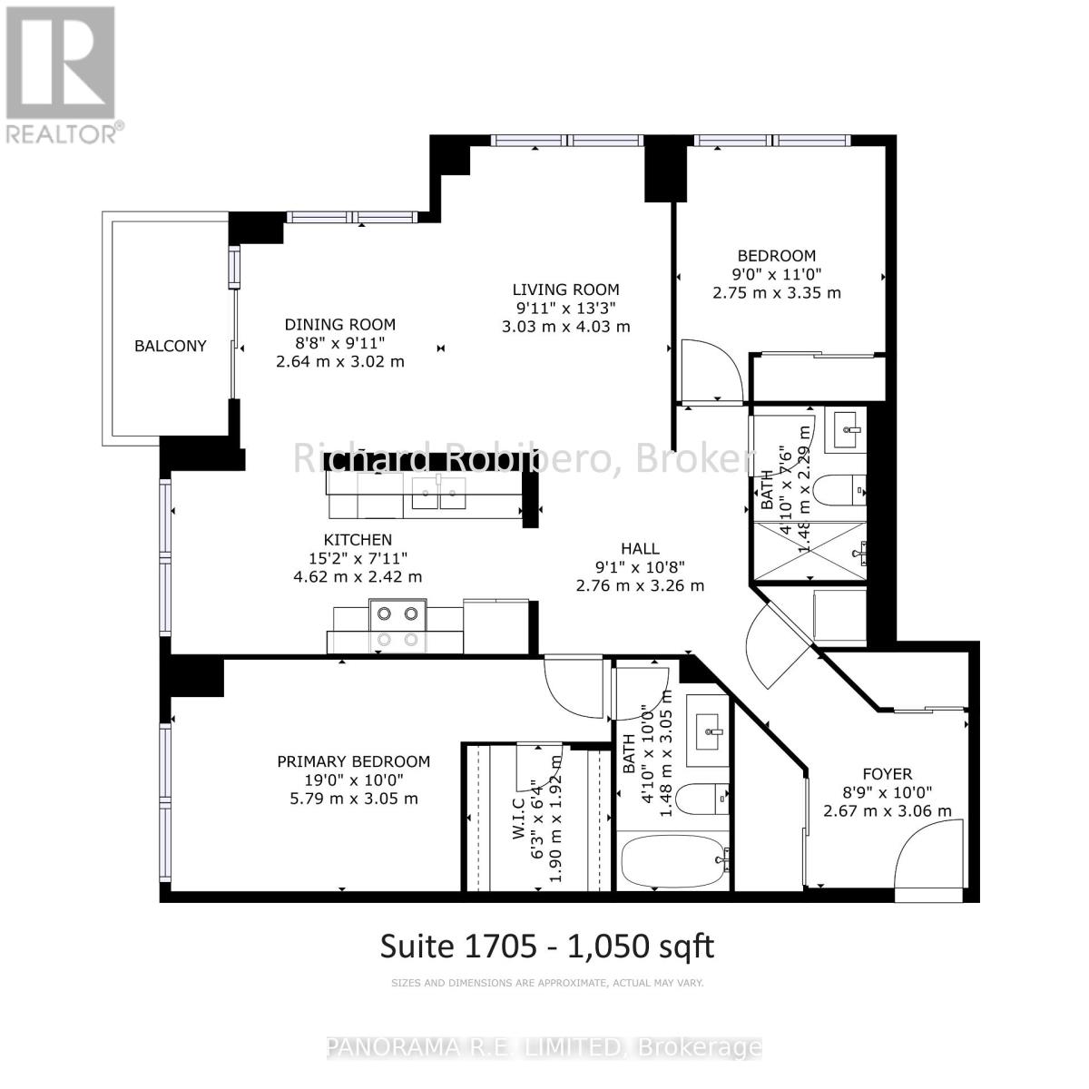 1705 - 1359 Rathburn Road E, Mississauga, Ontario  L4W 5P7 - Photo 16 - W12778332