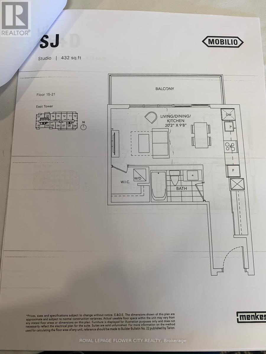 1517 - 38 Honeycrisp Crescent, Vaughan, Ontario L4K 0M8 - Photo 13 - N12779966