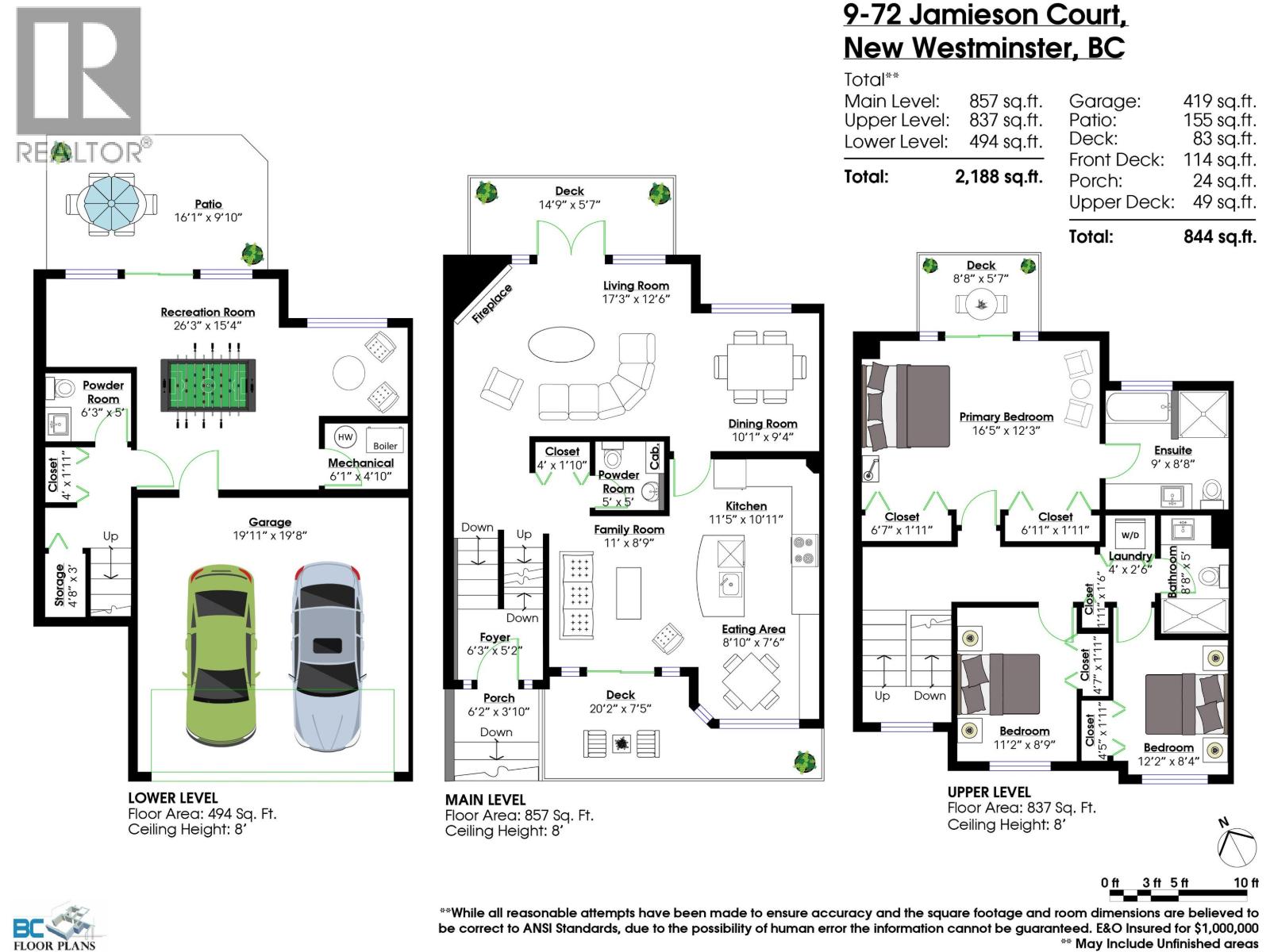 9 72 Jamieson Court, New Westminster, British Columbia  V3L 5R6 - Photo 10 - R3088220