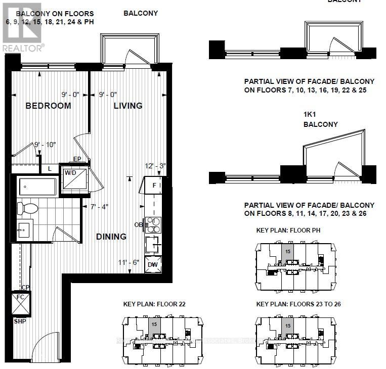 1515 - 60 Central Park Roadway, Toronto, Ontario  M9A 3K1 - Photo 17 - W12780604