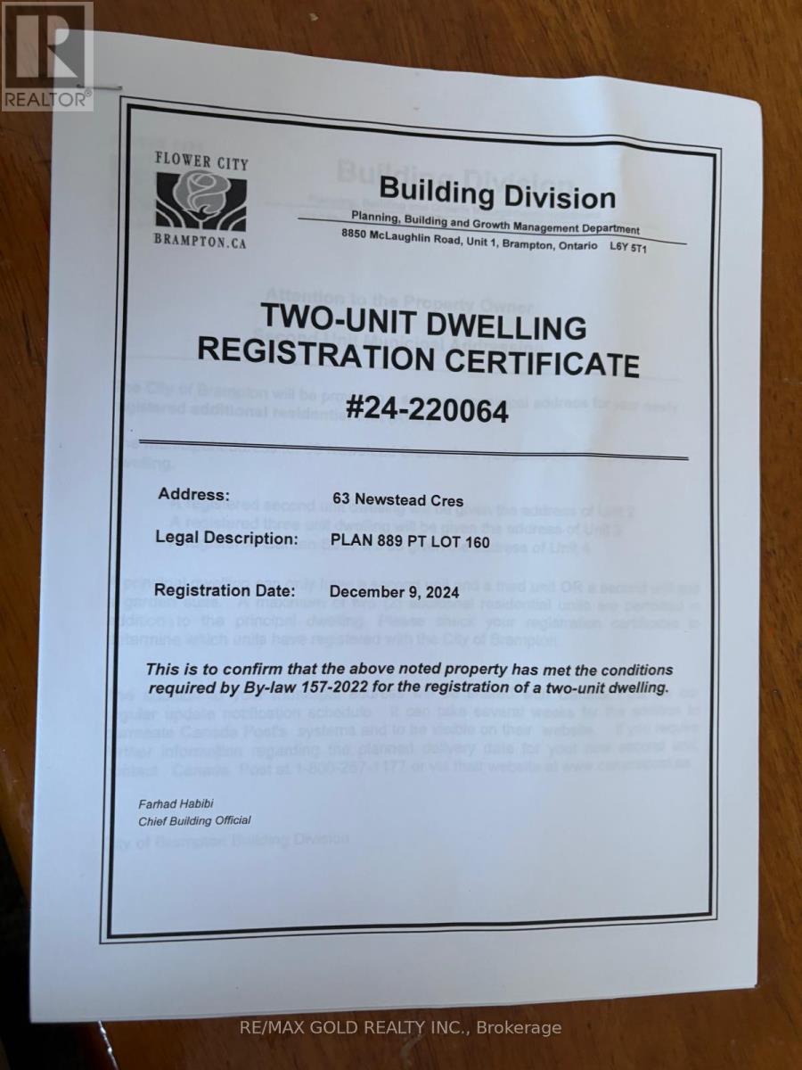 63 Newstead Crescent, Brampton, Ontario  L6V 2A8 - Photo 19 - W12779764