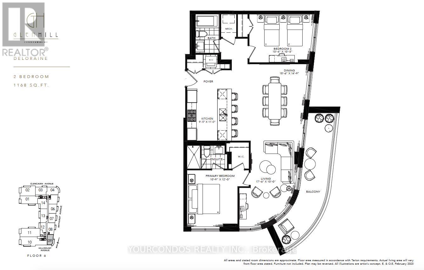 609 - 505 Glencairn Avenue, Toronto, Ontario  M6B 0B2 - Photo 42 - C12780632