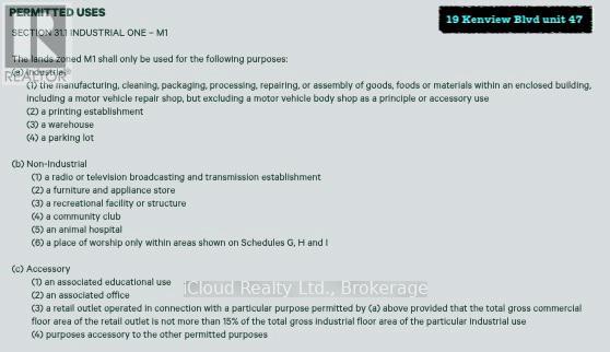 47 - 19 Kenview Boulevard, Brampton (Parkway Belt Industrial Area), Ontario  L6T 5G6 - Photo 9 - W12713264