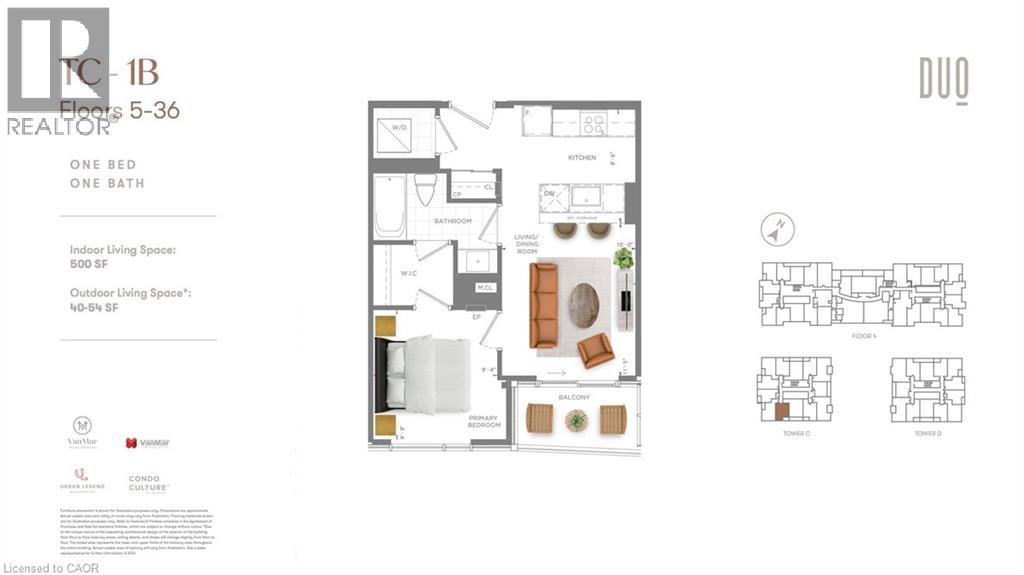 25 Wellington Street S Unit# 1602, Kitchener, Ontario  N2G 0G5 - Photo 10 - 40769189