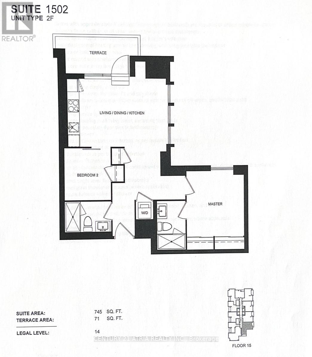 1502 - 1 Quarrington Lane, Toronto, Ontario  M3C 0S4 - Photo 17 - C12783620