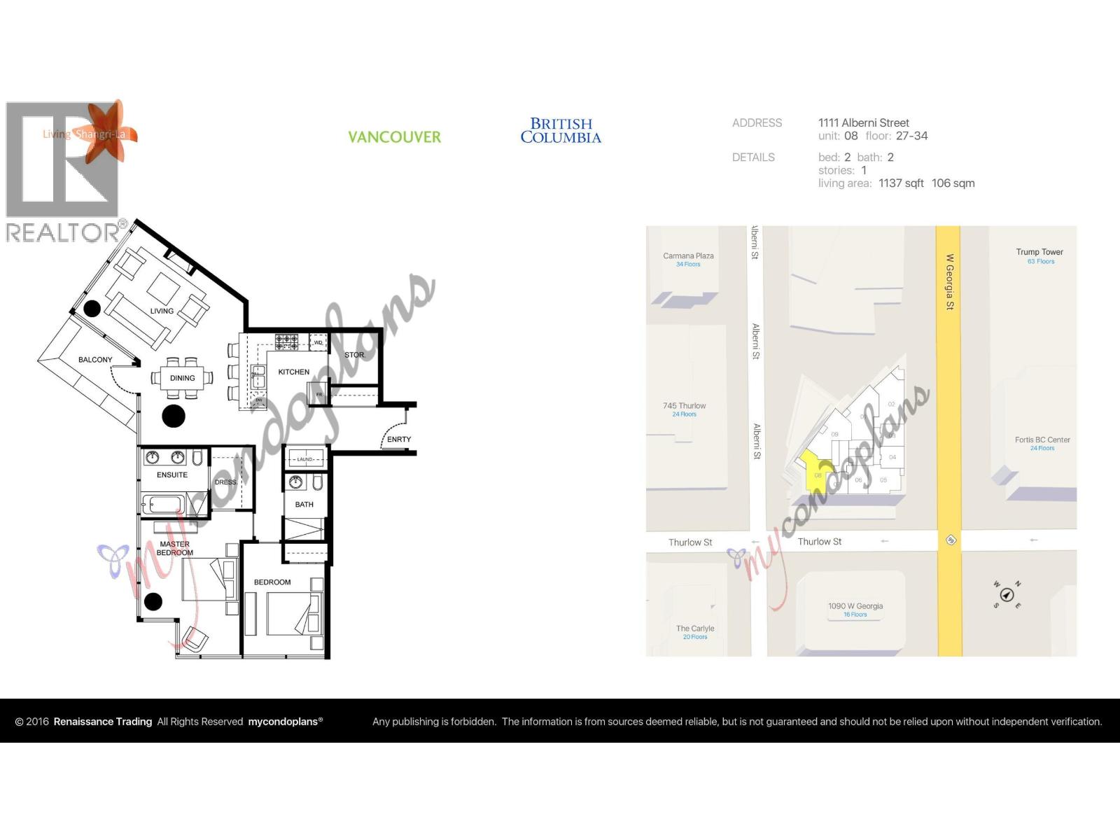Listing Picture 40 of 40 : 3308 1111 ALBERNI STREET, Vancouver / 溫哥華 - 魯藝地產 Yvonne Lu Group - MLS Medallion Club Member