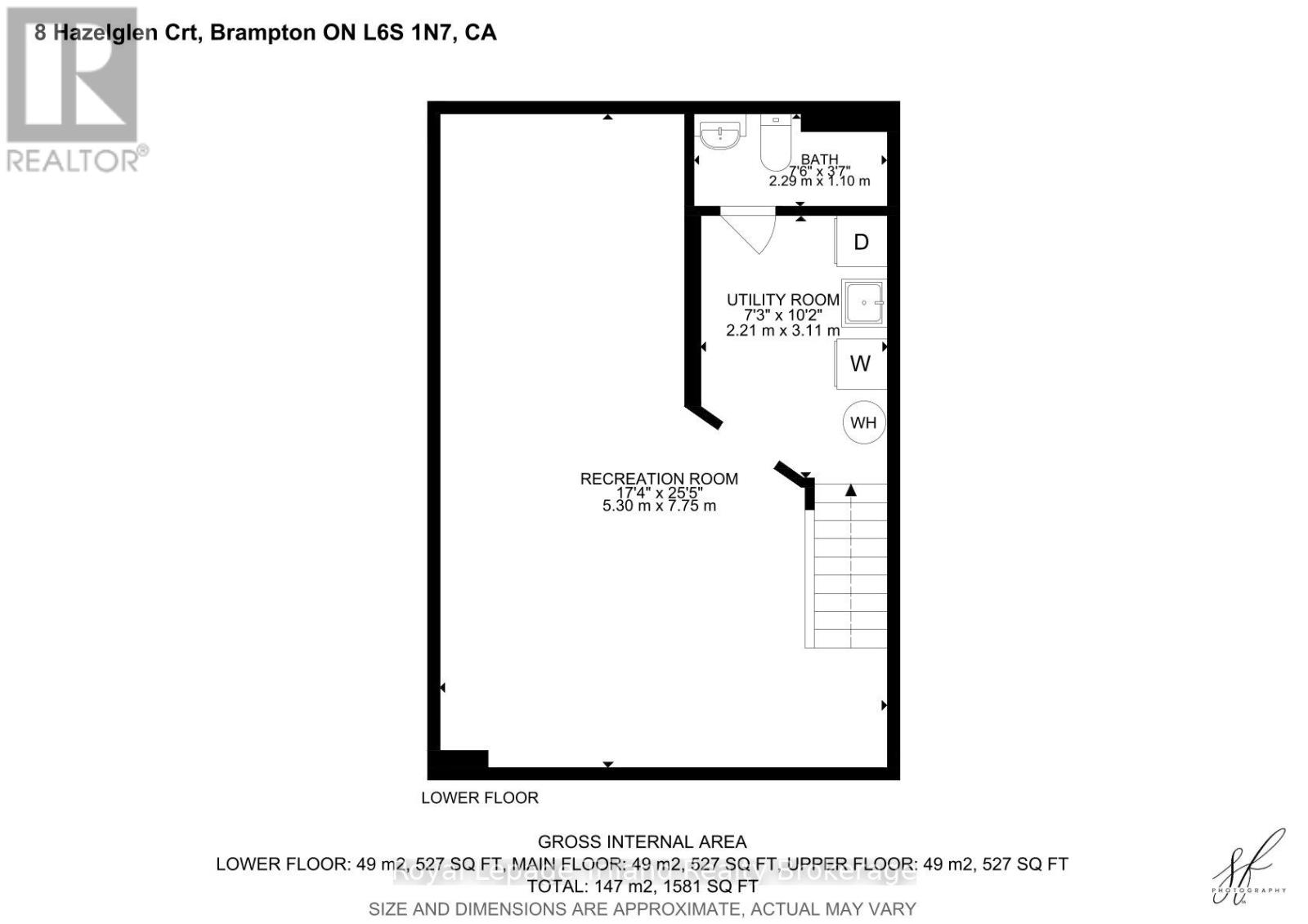 8 Hazelglen Court S, Brampton, Ontario  L6S 1N7 - Photo 37 - W12785888